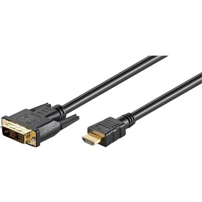 MicroConnect HDMI (Typ A) — DVI (7 m), Cavo video, Nero MicroConnect HDMI (Typ A) — DVI (7 m), Cavo video, Nero