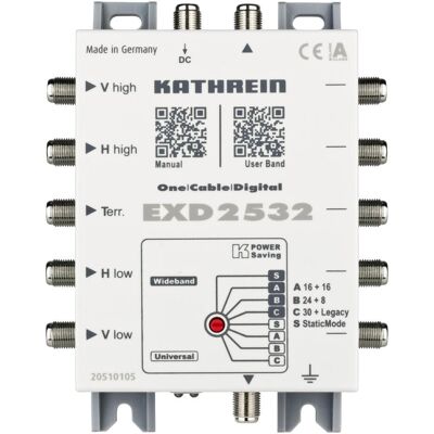 Kathrein EXD Modalità a cavo singolo Passaggio (Soluzione a cavo singolo), Accessori per SAT Kathrein EXD Modalità a cavo singolo Passaggio (Soluzione a cavo singolo), Accessori per SAT