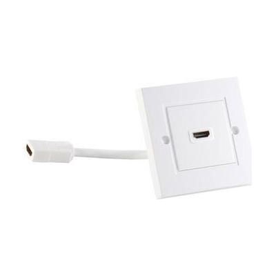 Shiverpeaks Scatola di giunzione BASIC-S, 1 x HDMI, bianco puro Scatola per il montaggio in superficie con (0.18 m), Cavo video, Bianco Shiverpeaks Scatola di giunzione BASIC-S, 1 x HDMI, bianco puro Scatola per il montaggio in superficie con (0.18 m), Cavo video, Bianco