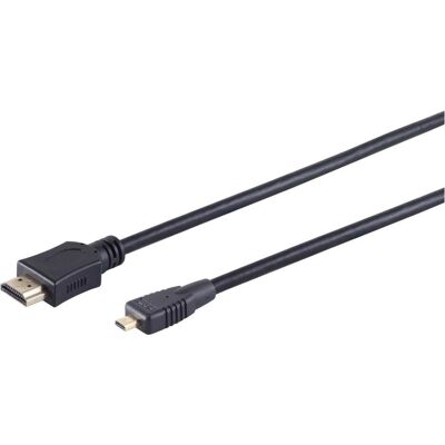 Shiverpeaks Cavo Micro HDMI ad alta velocità con Ethernet nero (3 m), Cavo video, Nero Shiverpeaks Cavo Micro HDMI ad alta velocità con Ethernet nero (3 m), Cavo video, Nero