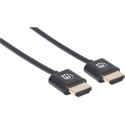 Manhattan HDMI (Typ A) — HDMI (Typ A) (0.50 m), Cavo video, Nero Manhattan HDMI (Typ A) — HDMI (Typ A) (0.50 m), Cavo video, Nero