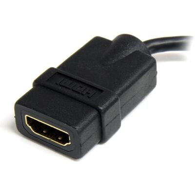 StarTech HDMI (Typ A) — micro HDMI (Typ D) (0.12 m), Cavo video, Nero StarTech HDMI (Typ A) — micro HDMI (Typ D) (0.12 m), Cavo video, Nero