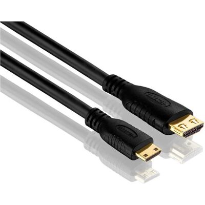 Purelink HDMI (Typ A) — mini HDMI (Typ C) (3 m), Cavo video, Nero Purelink HDMI (Typ A) — mini HDMI (Typ C) (3 m), Cavo video, Nero
