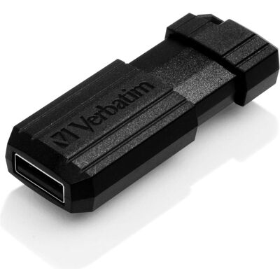 Verbatim PinStripe (32 GB, USB-A), Chiavetta USB, Nero Verbatim PinStripe (32 GB, USB-A), Chiavetta USB, Nero