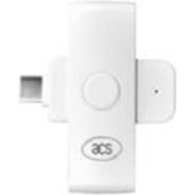 ACS ACR39U-NF PocketMate II (USB-C), Lettore di schede di memoria, Bianco ACS ACR39U-NF PocketMate II (USB-C), Lettore di schede di memoria, Bianco