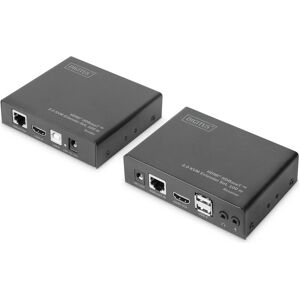 Digitus Set estensore KVM HDMI HDBaseT™ 2.0, 100 m, Switch KVM, Nero Digitus Set estensore KVM HDMI HDBaseT™ 2.0, 100 m, Switch KVM, Nero