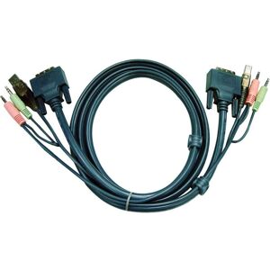 Aten 2L-7D05U: Cavo KVM USB DVI 5M, Cavi Switch KVM Aten 2L-7D05U: Cavo KVM USB DVI 5M, Cavi Switch KVM