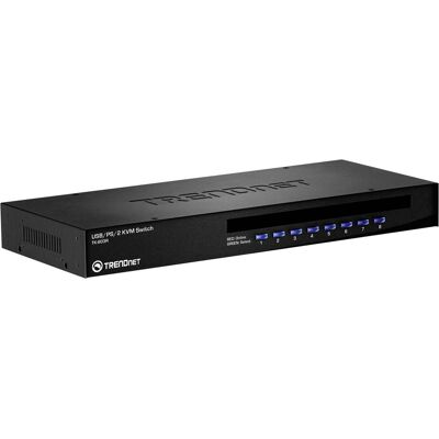 Trendnet 8-x, VGA, 1U, USB, PS/2, Switch KVM, Nero Trendnet 8-x, VGA, 1U, USB, PS/2, Switch KVM, Nero