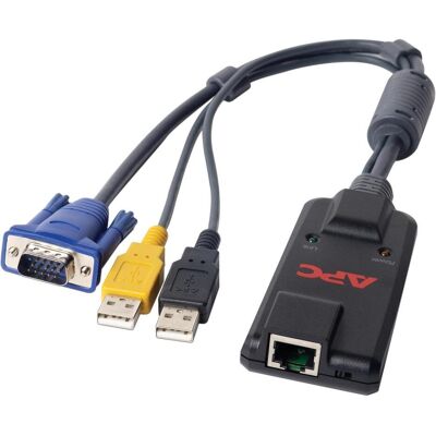 APC Modulo server KVM USB con supporto virtuale e capacità di lettura CAC, Cavi Switch KVM APC Modulo server KVM USB con supporto virtuale e capacità di lettura CAC, Cavi Switch KVM