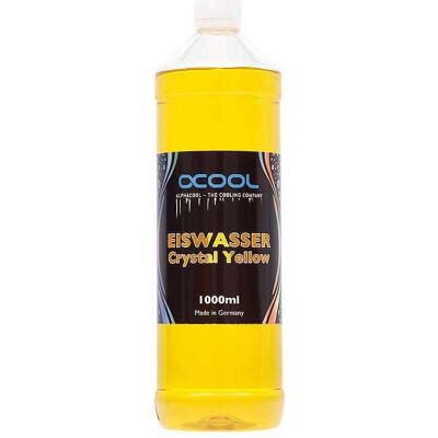 Alphacool - Eiswasser Crystal Yellow - 1000ml - Premiscelato - liquido di raffreddamento Alphacool - Eiswasser Crystal Yellow - 1000ml - Premiscelato - liquido di raffreddamento
