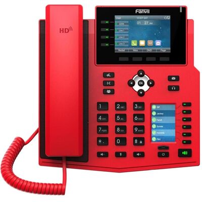 Fanvil Telefono IP X5U-R, Telefono, Rosso Fanvil Telefono IP X5U-R, Telefono, Rosso