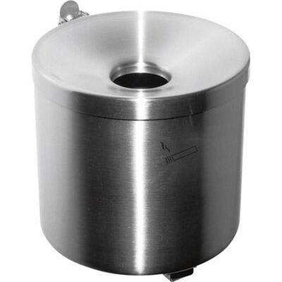 Portacenere Werkstarck Rondo in Acciaio Inox - 2,4L - Resistente al Fuoco Portacenere Werkstarck Rondo in Acciaio Inox - 2,4L - Resistente al Fuoco