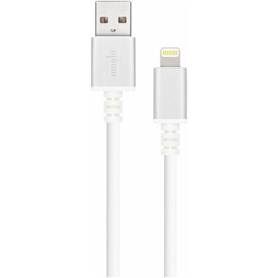 Moshi Cavo di ricarica Bianco/Argento (1 m, USB 2.0), Cavo USB Moshi Cavo di ricarica Bianco/Argento (1 m, USB 2.0), Cavo USB