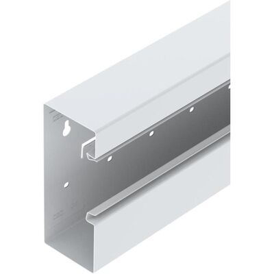 OBO Bettermann Canalina - 2000mm, Acciaio, Bianco, 70x170mm - Canalina OBO Bettermann Canalina - 2000mm, Acciaio, Bianco, 70x170mm - Canalina