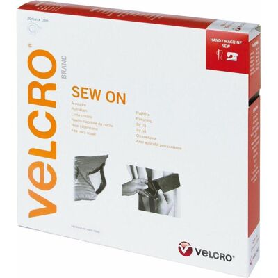 Velcro 20mm x 10m Marrone - nastro in Velcro Velcro 20mm x 10m Marrone - nastro in Velcro