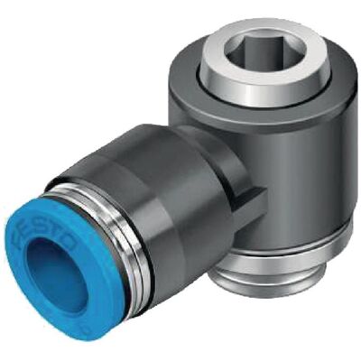 Festo, Tecnologia di connessione dei tubi, Push-in Elbow Fitting, Male G1/8, 8mm (Connessione ad angolo) Festo, Tecnologia di connessione dei tubi, Push-in Elbow Fitting, Male G1/8, 8mm (Connessione ad angolo)