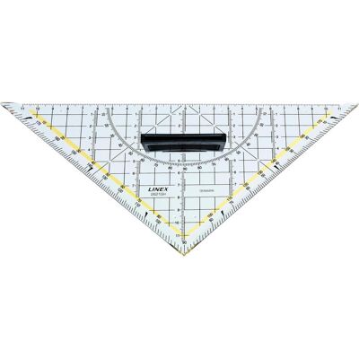 Linex, Righello, Triangolo di geometria (22.50 cm, Materiale sintetico) Linex, Righello, Triangolo di geometria (22.50 cm, Materiale sintetico)
