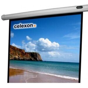 Celexon Schermo elettrico economico - montaggio a soffitto possibile, adatto al montaggio a parete. (120.08", 1:1), Schermo di proiezione, Nero, Bianco Celexon Schermo elettrico economico - montaggio a soffitto possibile, adatto al montaggio a parete. (120.08", 1:1), Schermo di proiezione, Nero, Bianco