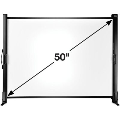 Epson ELPSC32 127cm schermo 50inch (50", 4:3), Schermo di proiezione, Bianco, Nero Epson ELPSC32 127cm schermo 50inch (50", 4:3), Schermo di proiezione, Bianco, Nero