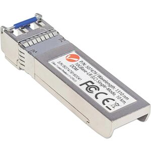 Intellinet Modulo transceiver SFP+, Ricetrasmettitore, Argento Intellinet Modulo transceiver SFP+, Ricetrasmettitore, Argento