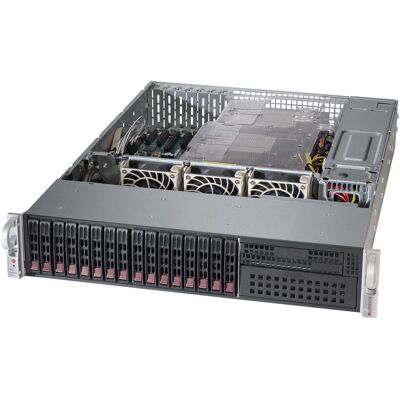 Supermicro TELAIO 2U 16X2.5HS SAS3/SATA3, Server Barebone Supermicro TELAIO 2U 16X2.5HS SAS3/SATA3, Server Barebone