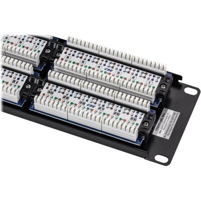Trendnet TC-P48C5E Patch Panel 48 porte Cat5/5e non schermato, Accessori per server, Nero Trendnet TC-P48C5E Patch Panel 48 porte Cat5/5e non schermato, Accessori per server, Nero