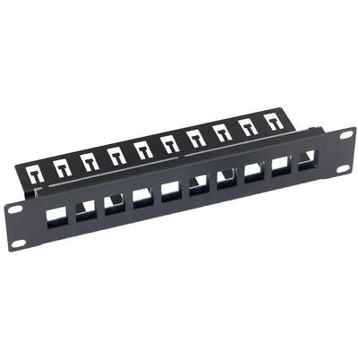Triton Pannello patch 10 porte, Accessori per armadio rack, Nero Triton Pannello patch 10 porte, Accessori per armadio rack, Nero
