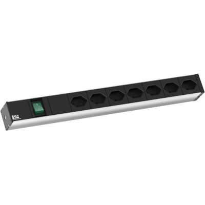 Bachmann 19” Unità di Distribuzione di Energia (PDU) 7 Prese - IT Basic Bachmann 19” Unità di Distribuzione di Energia (PDU) 7 Prese - IT Basic