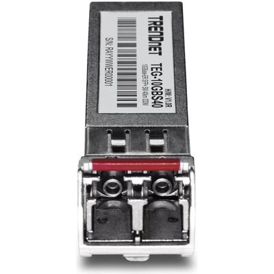 Trendnet TEG-10GBS40 10GBASE-LR SFP+ SFP+ Single Mode LC, Ricetrasmettitore, Grigio Trendnet TEG-10GBS40 10GBASE-LR SFP+ SFP+ Single Mode LC, Ricetrasmettitore, Grigio