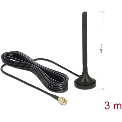Delock Antenna 11,08 cm (DECT, GSM, Lora), Antenna WiFi Delock Antenna 11,08 cm (DECT, GSM, Lora), Antenna WiFi
