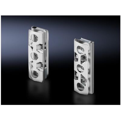 Rittal elemento di fissaggio, 1U con contatto, tipo M5, Accessori per armadio rack, Argento Rittal elemento di fissaggio, 1U con contatto, tipo M5, Accessori per armadio rack, Argento