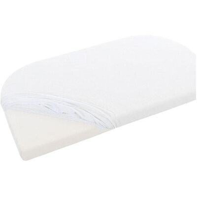 Lenzuolo per babybay original & maxi - 89 x 65 cm, bianco Lenzuolo per babybay original & maxi - 89 x 65 cm, bianco