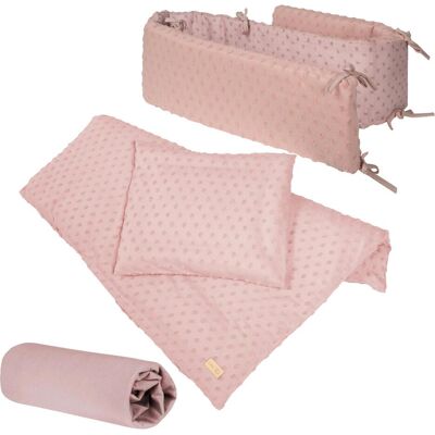 Set di Biancheria Bio Roba - Rosa, Certificato GOTS & BSCI - Camera Bebè e Bambini Set di Biancheria Bio Roba - Rosa, Certificato GOTS & BSCI - Camera Bebè e Bambini