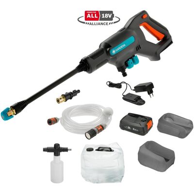 Gardena, Pulitore ad alta pressione, AquaClean (Batteria ricaricabile) Gardena, Pulitore ad alta pressione, AquaClean (Batteria ricaricabile)