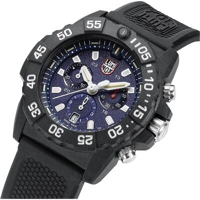 Luminox, Orologio da polso, Navy Seal, Nero, (Cronografo, Fatto in Svizzera, Orologio analogico, 45 mm) Luminox, Orologio da polso, Navy Seal, Nero, (Cronografo, Fatto in Svizzera, Orologio analogico, 45 mm)