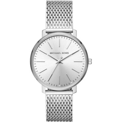 Michael Kors, Orologio da polso, Pyper, Argento, (Orologio analogico, 38 mm) Michael Kors, Orologio da polso, Pyper, Argento, (Orologio analogico, 38 mm)