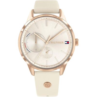 Tommy Hilfiger, Orologio da polso, Brooke, Beige, (Orologio analogico, 38 mm) Tommy Hilfiger, Orologio da polso, Brooke, Beige, (Orologio analogico, 38 mm)