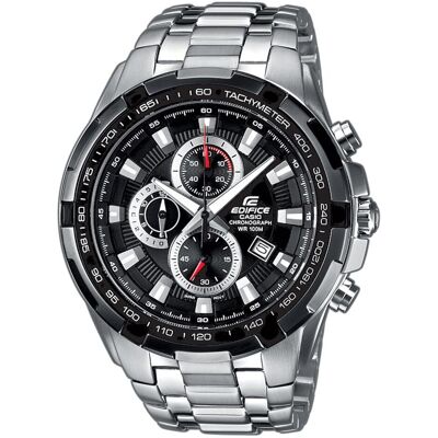 Edifice, Orologio da polso, Ef-539d-1avef, Argento, (Cronografo, Orologio analogico, 49 mm) Edifice, Orologio da polso, Ef-539d-1avef, Argento, (Cronografo, Orologio analogico, 49 mm)