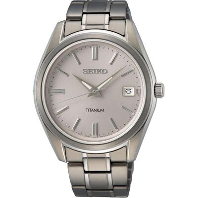 Seiko Orologio da polso, quarzo, Grigio, (Orologio analogico, 40 mm) Seiko Orologio da polso, quarzo, Grigio, (Orologio analogico, 40 mm)