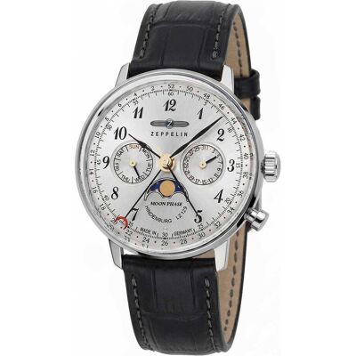 Zeppelin, Orologio da polso, LZ129, Argento, (Cronografo, 36 mm) Zeppelin, Orologio da polso, LZ129, Argento, (Cronografo, 36 mm)