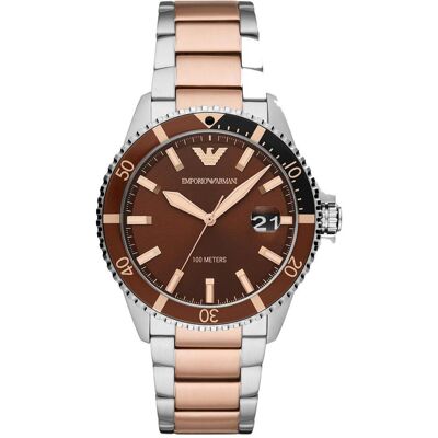 Giorgio Armani Emporio Armani, Orologio da polso, Mario, Multicolore, (Orologio sub, 42 mm) Giorgio Armani Emporio Armani, Orologio da polso, Mario, Multicolore, (Orologio sub, 42 mm)