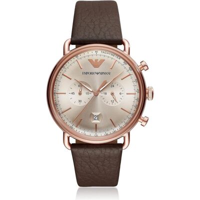 Giorgio Armani Emporio Armani, Orologio da polso, aviatore, (Cronografo, 43 mm) Giorgio Armani Emporio Armani, Orologio da polso, aviatore, (Cronografo, 43 mm)