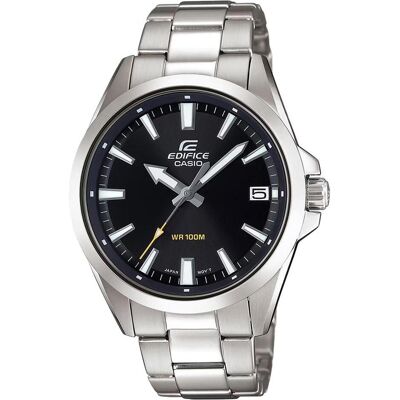 Edifice, Orologio da polso, Classico, Nero, Argento, (Orologio analogico, 42 mm) Edifice, Orologio da polso, Classico, Nero, Argento, (Orologio analogico, 42 mm)
