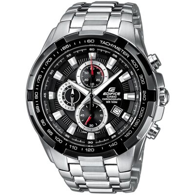 Edifice, Orologio da polso, Ef-539d-1avef, Argento, (Cronografo, Orologio analogico, 49 mm) Edifice, Orologio da polso, Ef-539d-1avef, Argento, (Cronografo, Orologio analogico, 49 mm)