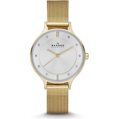 Skagen, Orologio da polso, Anita, Oro, (Orologio analogico, 30 mm) Skagen, Orologio da polso, Anita, Oro, (Orologio analogico, 30 mm)