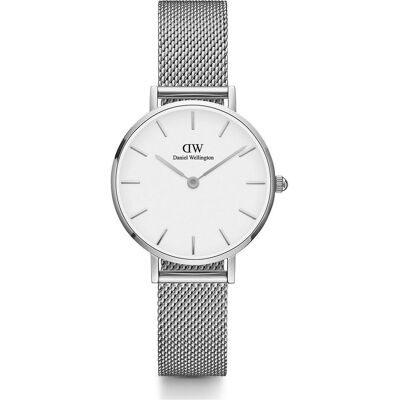 Daniel Wellington, Orologio da polso, Classico Petite Sterling, Argento, (Orologio analogico, 28 mm) Daniel Wellington, Orologio da polso, Classico Petite Sterling, Argento, (Orologio analogico, 28 mm)