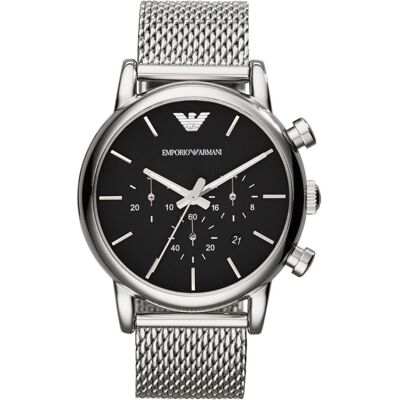 Giorgio Armani Emporio Armani, Orologio da polso, Luigi, Argento, (Cronografo, 41 mm) Giorgio Armani Emporio Armani, Orologio da polso, Luigi, Argento, (Cronografo, 41 mm)