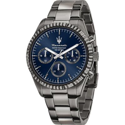 Maserati, Orologio da polso, Competizione, Grigio, (Orologio analogico, 43 mm) Maserati, Orologio da polso, Competizione, Grigio, (Orologio analogico, 43 mm)