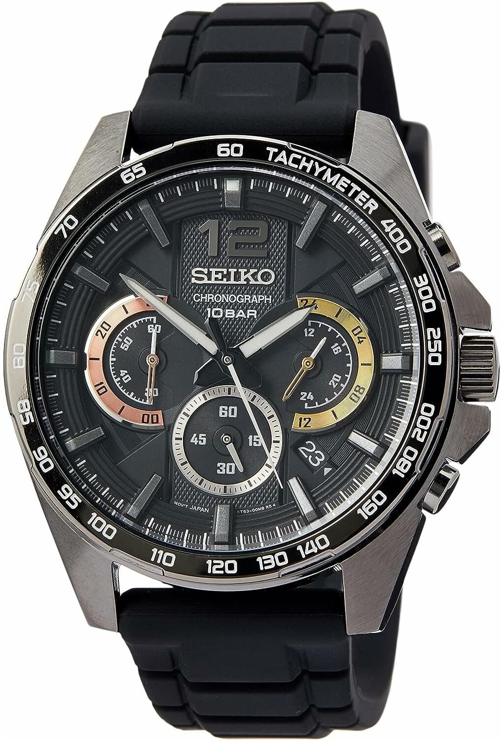 Seiko Orologio da polso, Cronografo, Grigio, (Cronografo, 44 mm) 1 Seiko Orologio da polso, Cronografo, Grigio, (Cronografo, 44 mm)