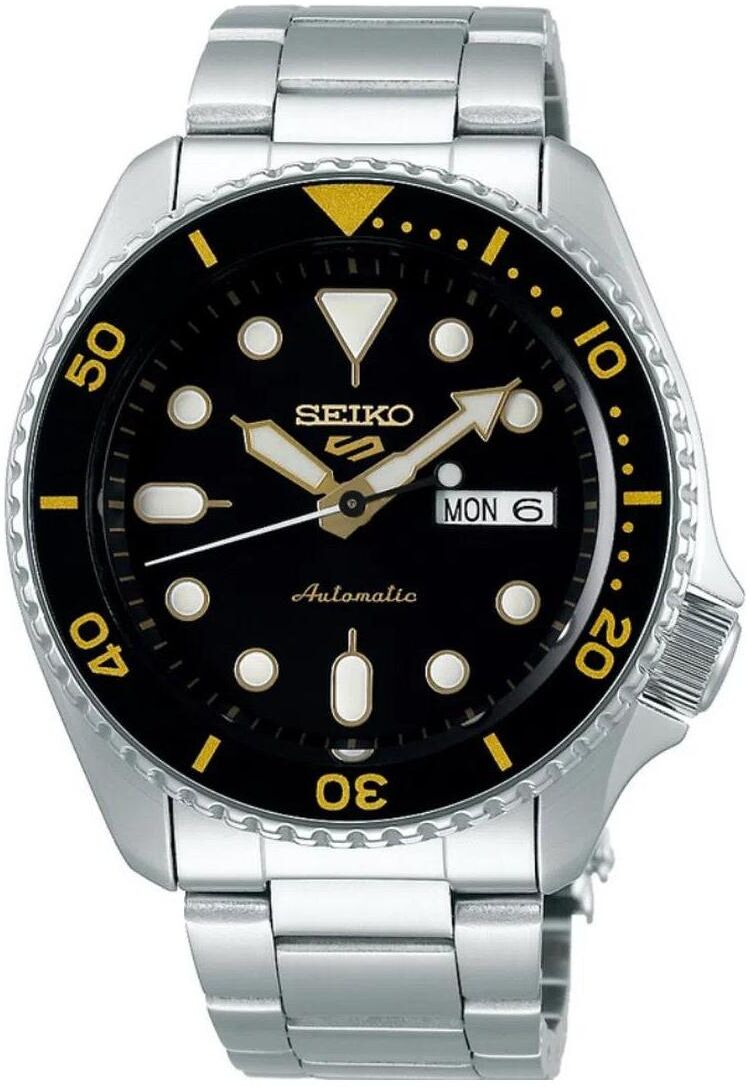 Seiko Orologio da polso, 5 Sports, Argento, (Orologio da polso analogico, 43 mm) 1 Seiko Orologio da polso, 5 Sports, Argento, (Orologio da polso analogico, 43 mm)